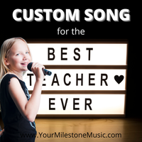 Best Teacher Ever--child vocalist by Milestone Music