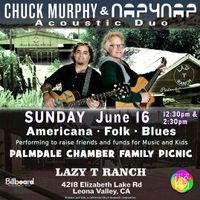 Chuck Murphy & Napynap at Palmdale Chamber Family Picnic