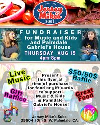 Jersey Mike's Fundraiser for Music and Kids