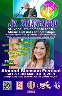 Music & Kids Jr Star Search at Almond Blossom Festival