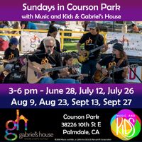 Sundays in Courson Park with Music and Kids & Gabriel's Houe