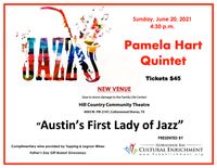 Pamela Hart Quintet in Concert presented by the Horseshoe Bay Cultural Enrichment Society 