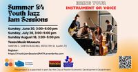 Youth Jazz Jam Session, Hosted by Pamela Hart and Dr. Jeremy George