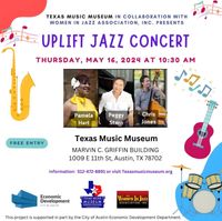 Uplift Jazz Concert for Seniors at Texas Music Museum