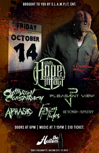 With Hope Intact w/ Cutthroat Conspiracy, Pleasant View & More at Haltom Theater Haltom Theater