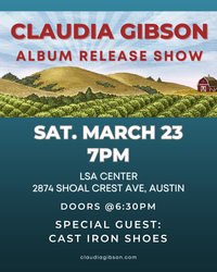 Claudia Gibson - Album Release Show!