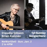 1st Sunday Songwriters - Claudia Gibson & Brian Kalinec