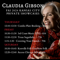 Claudia Gibson at Folk Alliance International (FAI) Conference - Kansas City