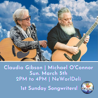 Claudia Gibson & Michael O' Connor - 1st Sunday Songwriters