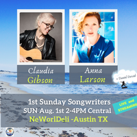 1st Sunday Songwriters - Claudia Gibson & Anna Larson with Daniel David