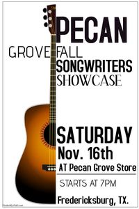Pecan Grove Fall Songwriters Showcase
