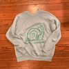 Sea Glass snail vintage sweatshirt M