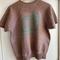 Lil Brownie short sleeve snail vintage sweatshirt S/M