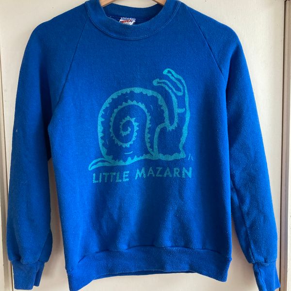 Space Ranger Blue snail vintage sweatshirt S