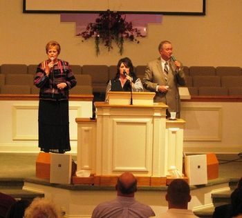 The Joyaires singing at their home church, Batley Baptist Church Clinton, TN, revival Tuesday November 8, 2011.
