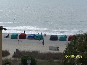 View from our room at Myrtle Beach.
