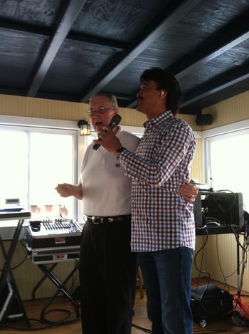 Ernie singing Canaanland Is Just In Sight with Ivan SIS riverboat cruise 2014.  What a thrill!
