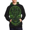 The Brimstone Lab Neon Grey Grus "Big Face" Hoodie