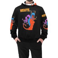 N3kr0t!k "Succubus" High Neck Pullover Hoodie for Men 