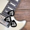 Runae Moon Guitar Picks with Leather Sheath