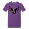 Martyn "Heavy P" Pope Wings  T-Shirt (Purple)