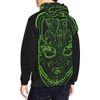 The Brimstone Lab Neon Grey Grus "Big Face" Hoodie