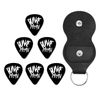 Runae Moon Guitar Picks with Leather Sheath