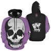 Runae Moon Skull Logo Hoodie