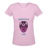 Women's Deep V-neck Brimstone Lab T-shirts