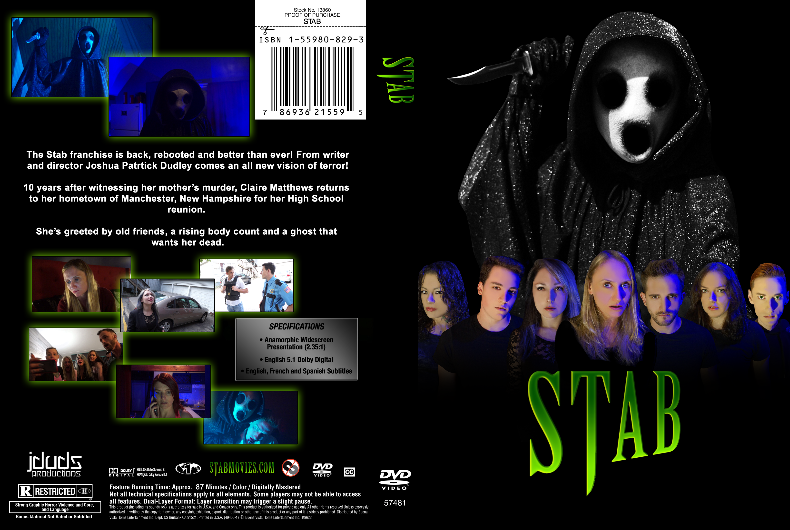 Stab DVD Cover