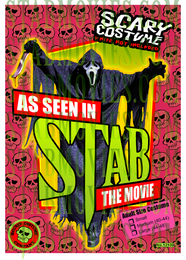 Stabmovies costume packaging