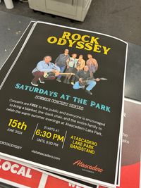 Saturday Concerts in the park with "Rock Odyssey"