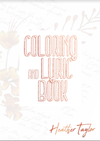 Coloring and Lyric Book