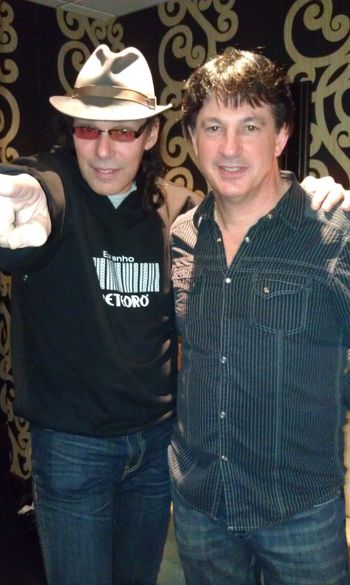 David Vaccaro with Bassist and CEO of Dean Guitars, Elliott Rubinson
