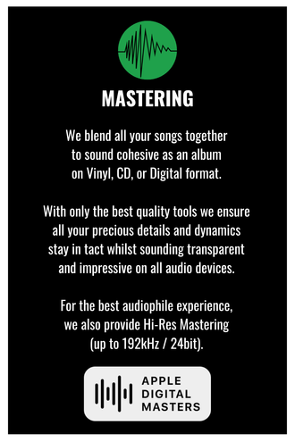 Slash Zero Records Services - Online Mastering