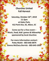 Churches United Fall Harvest