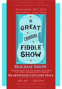 Great Canadian Fiddle Holiday Show in Owen Sound