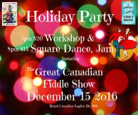 Workshop and Square dance with The Great Canadian Fiddle Show 