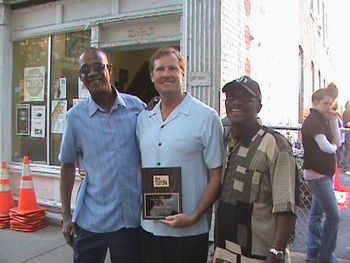 Jerry, Mayor Driscoll and Eddie
