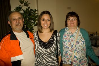 Dean, Nikki and Lisa Macris, friends of the groom's mom and stepdad
