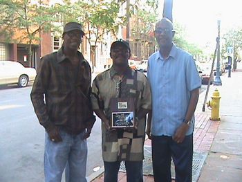 Rod, Eddie and Jerry after receiving the Jam Factory Award
