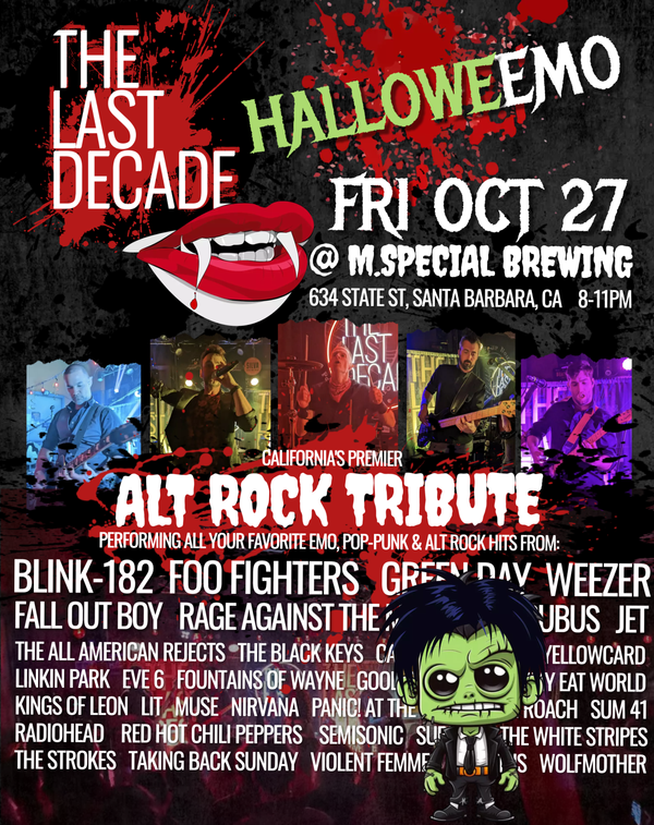 Santa Barbara - Emo Halloweeno @ M. Special Brewing (State