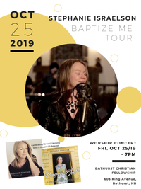 Stephanie Israelson - Baptize Me Tour