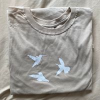 Hummingbird Logo Comfy Tee - Sand
