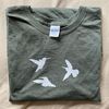Hummingbird Logo Comfy Tee - Heather Military Green