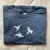 Hummingbird Logo Comfy Tee - Dark Heather