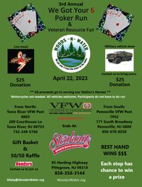 Woods~n~Water's 3rd Annual We Got Your 6 Poker Run & Resource Fair