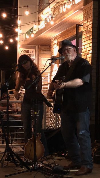 Busking in Tremont
