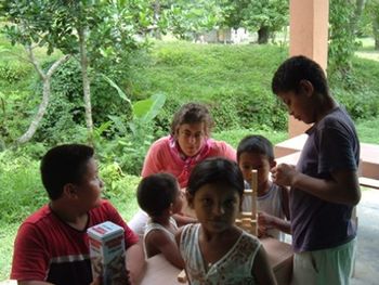Monika with Children's Village Orphans
