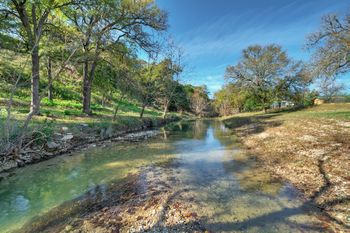 Flat creek on property
